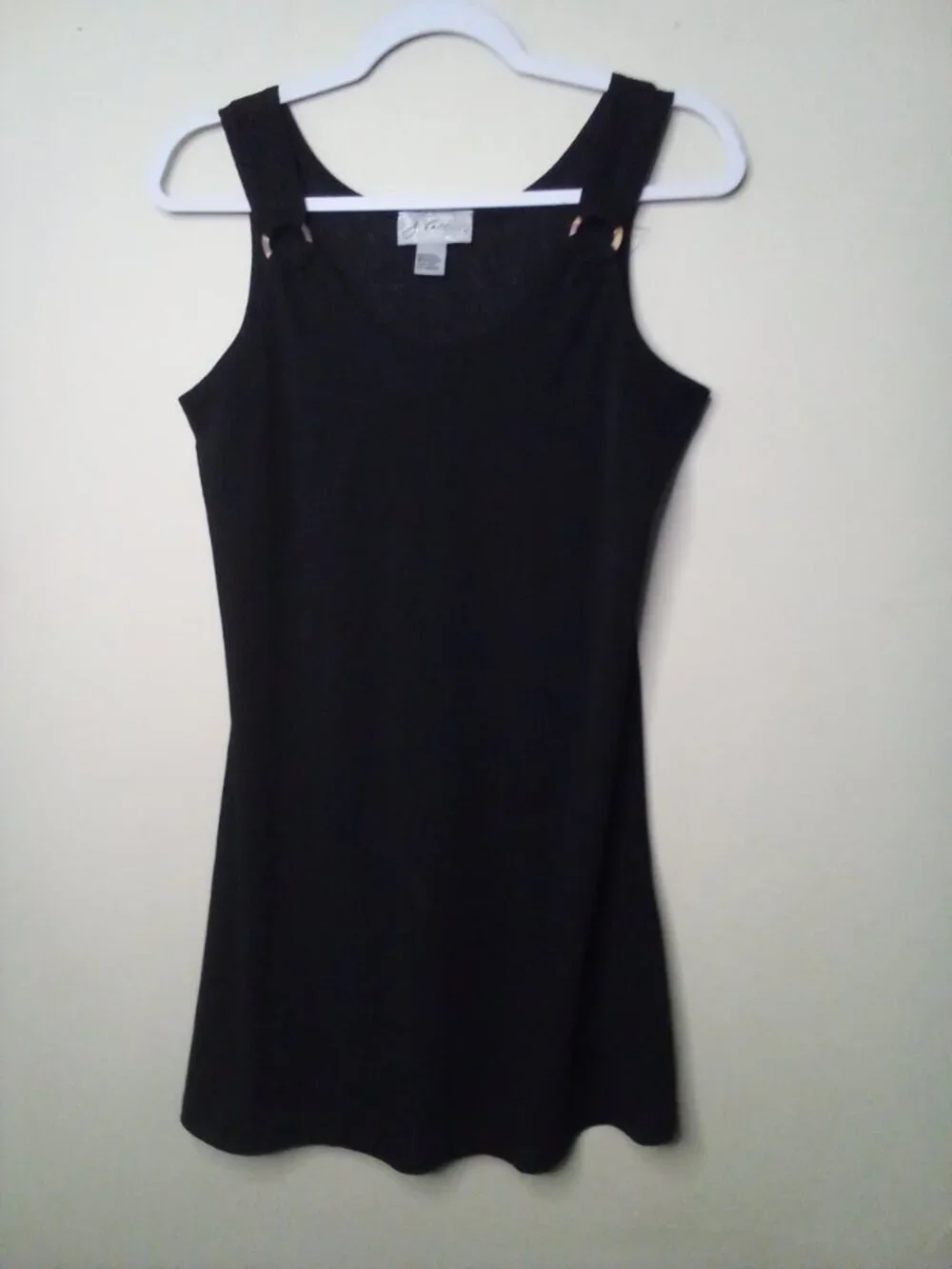 J Valdi Swim Cover Women M Sleeveless Soft Stretch Black - Picture 2 of 14